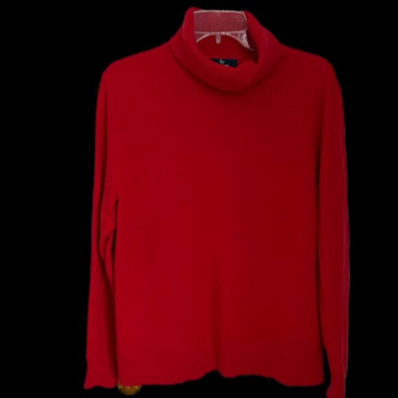 CASHMERE SALE!  Lands End 100% Cashmere Long Sleeve XLP - Picture 1 of 1